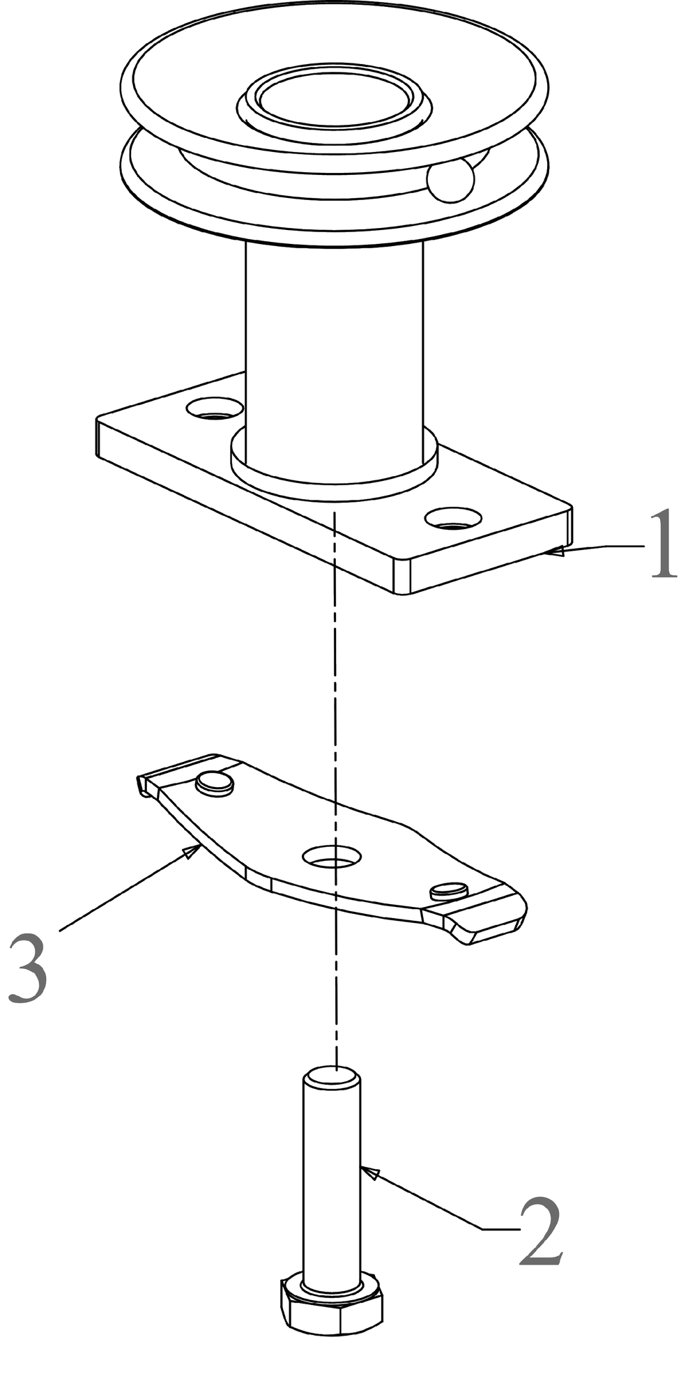Blade Adapter Diagram and Parts List for SC300B (12AVB2R3710)(2023) Cub Cadet Lawn Mower